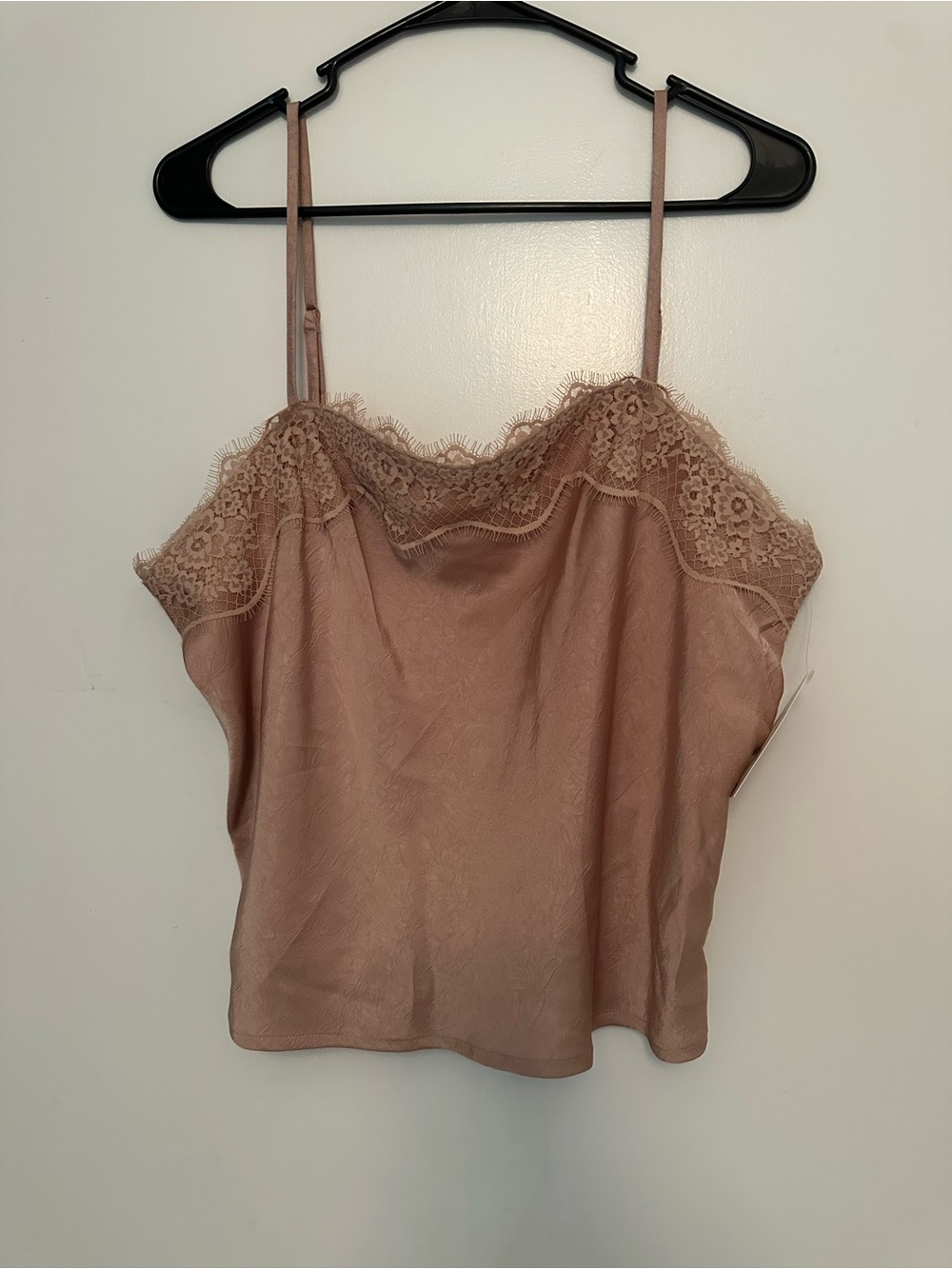 a new day Lace-Trim Satin Camisole - Mauve